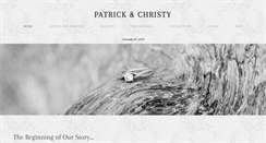 Desktop Screenshot of patrickandchristy.com