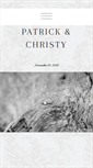 Mobile Screenshot of patrickandchristy.com