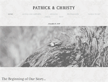 Tablet Screenshot of patrickandchristy.com